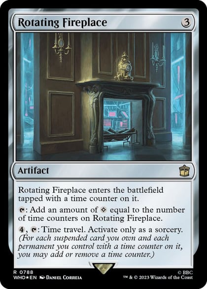Rotating Fireplace (Surge Foil), Universes Beyond: Doctor Who 788