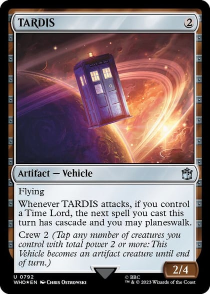 TARDIS (Surge Foil), Universes Beyond: Doctor Who 792