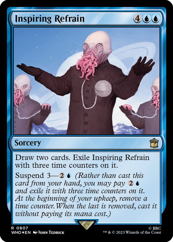 Inspiring Refrain (Surge Foil), Universes Beyond: Doctor Who 807