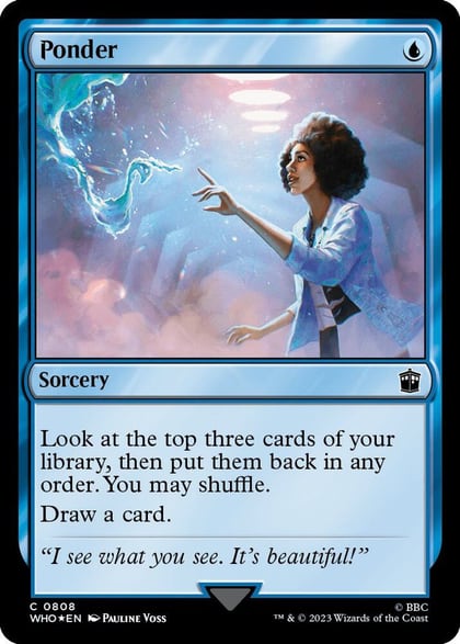 Ponder (Surge Foil), Universes Beyond: Doctor Who 808