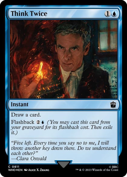 Think Twice (Surge Foil), Universes Beyond: Doctor Who 811