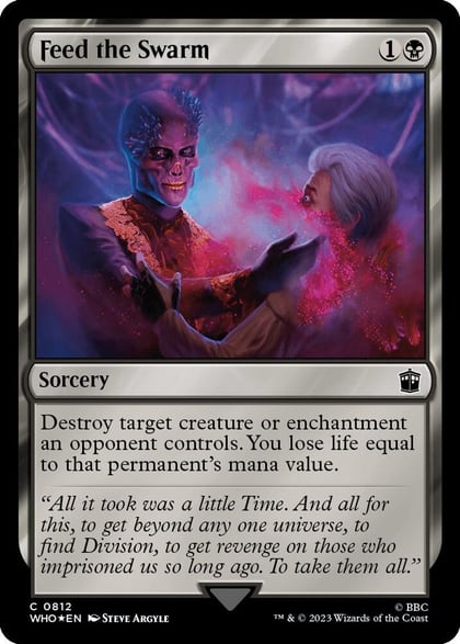 Feed the Swarm (Surge Foil), Universes Beyond: Doctor Who 812