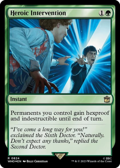 Heroic Intervention (Surge Foil), Universes Beyond: Doctor Who 824