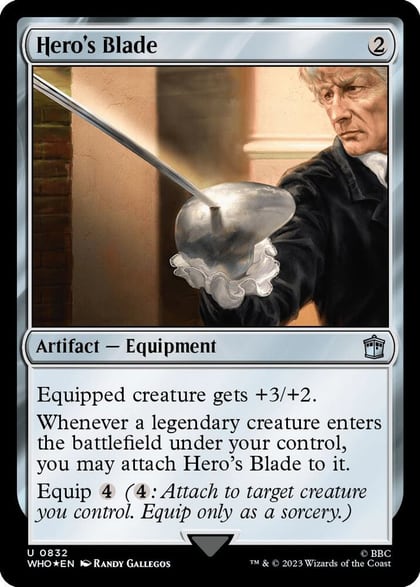 Hero's Blade (Surge Foil), Universes Beyond: Doctor Who 832