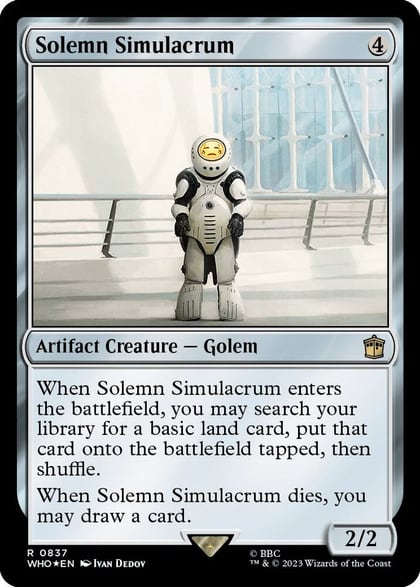 Solemn Simulacrum (Surge Foil), Universes Beyond: Doctor Who 837