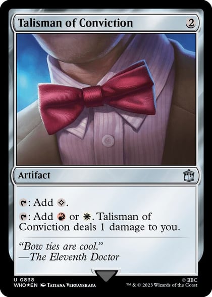 Talisman of Conviction (Surge Foil), Universes Beyond: Doctor Who 838