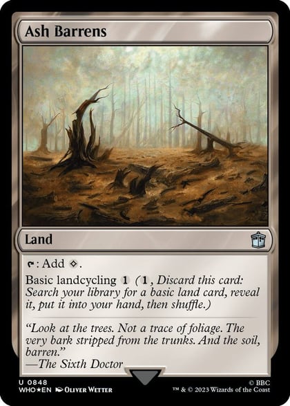 Ash Barrens (Surge Foil), Universes Beyond: Doctor Who 848