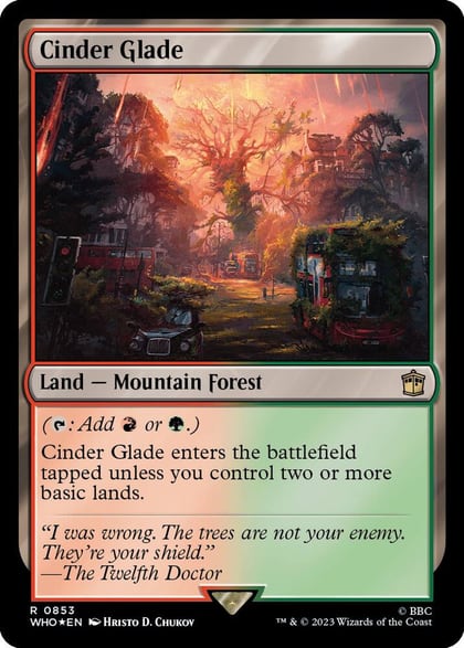 Cinder Glade (Surge Foil), Universes Beyond: Doctor Who 853