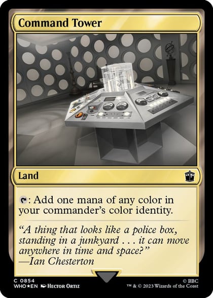 Command Tower (0854) (Surge Foil), Universes Beyond: Doctor Who 854