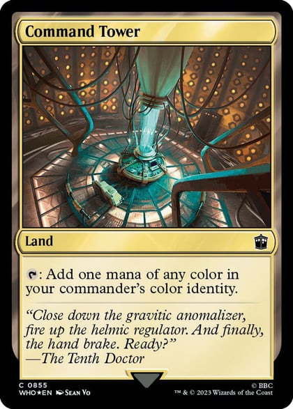 Command Tower (0855) (Surge Foil), Universes Beyond: Doctor Who 855