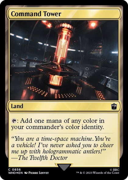 Command Tower (0856) (Surge Foil), Universes Beyond: Doctor Who 856