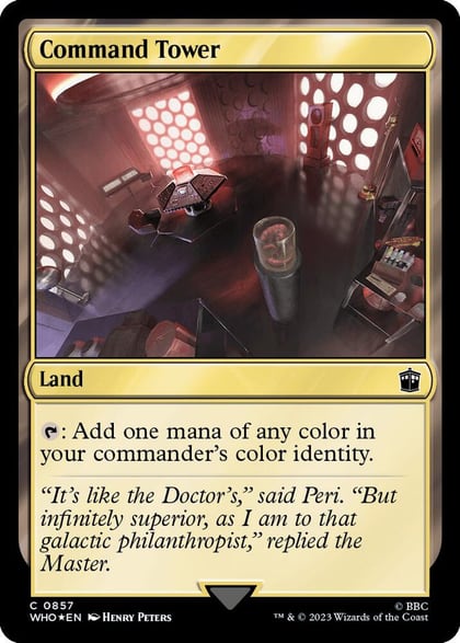 Command Tower (0857) (Surge Foil), Universes Beyond: Doctor Who 857
