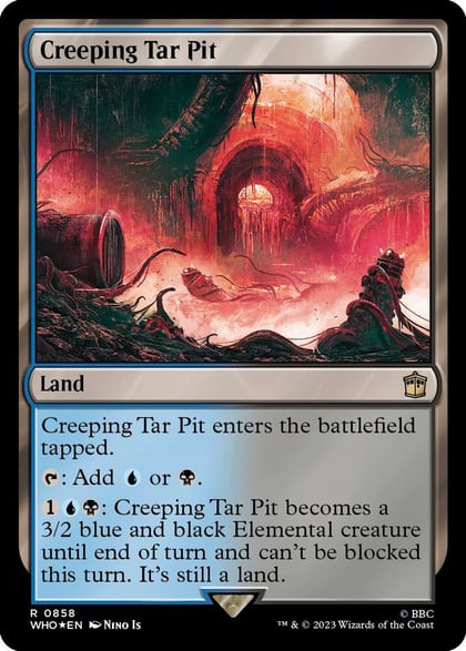 Creeping Tar Pit (Surge Foil), Universes Beyond: Doctor Who 858