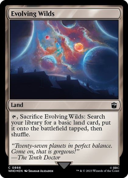 Evolving Wilds (Surge Foil), Universes Beyond: Doctor Who 866