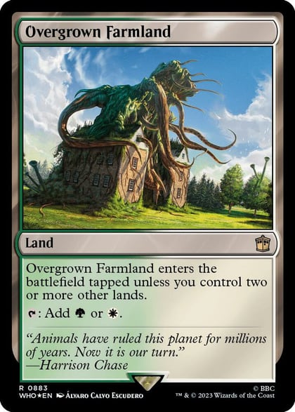 Overgrown Farmland (Surge Foil), Universes Beyond: Doctor Who 883