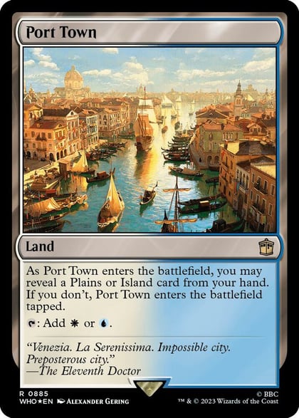 Port Town (Surge Foil), Universes Beyond: Doctor Who 885