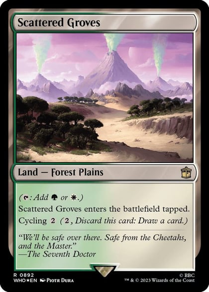 Scattered Groves (Surge Foil), Universes Beyond: Doctor Who 892