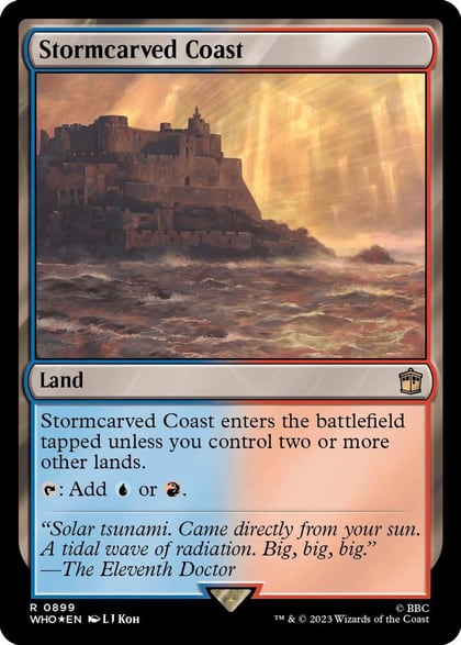 Stormcarved Coast (Surge Foil), Universes Beyond: Doctor Who 899