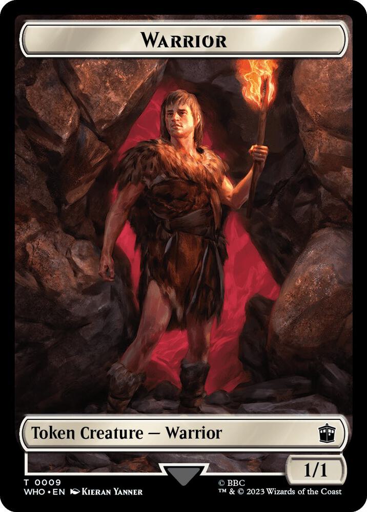 Warrior // Mark of the Rani Double-Sided Token, Universes Beyond: Doctor Who 9 // 15