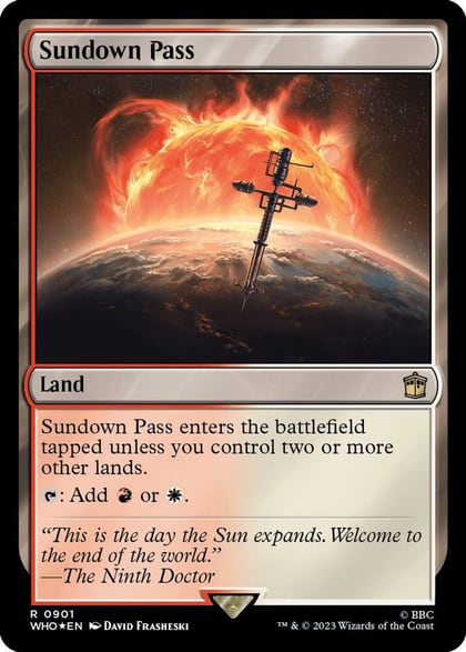 Sundown Pass (Surge Foil), Universes Beyond: Doctor Who 901