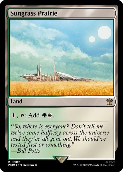 Sungrass Prairie (Surge Foil), Universes Beyond: Doctor Who 902