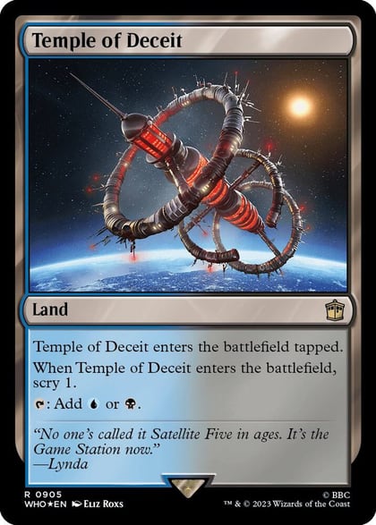 Temple of Deceit (Surge Foil), Universes Beyond: Doctor Who 905