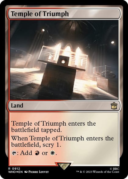 Temple of Triumph (Surge Foil), Universes Beyond: Doctor Who 912