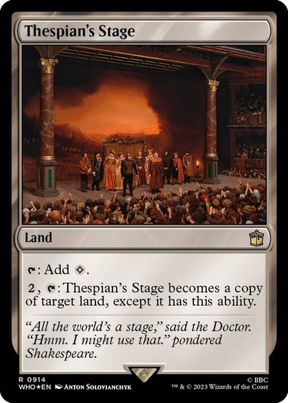 Thespian's Stage (Surge Foil), Universes Beyond: Doctor Who 914