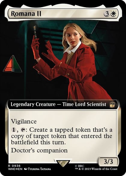 Romana II (Extended Art) (Surge Foil), Universes Beyond: Doctor Who 936