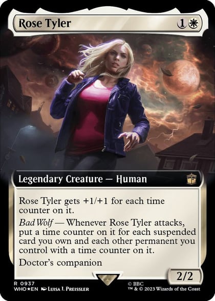Rose Tyler (Extended Art) (Surge Foil), Universes Beyond: Doctor Who 937