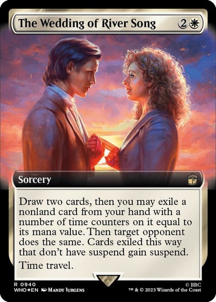 The Wedding of River Song (Extended Art) (Surge Foil), Universes Beyond: Doctor Who 940