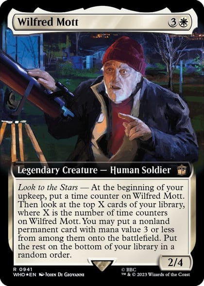 Wilfred Mott (Extended Art) (Surge Foil), Universes Beyond: Doctor Who 941