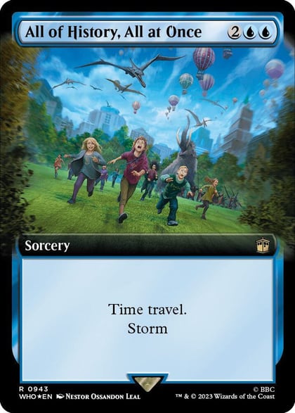 All of History, All at Once (Extended Art) (Surge Foil), Universes Beyond: Doctor Who 943