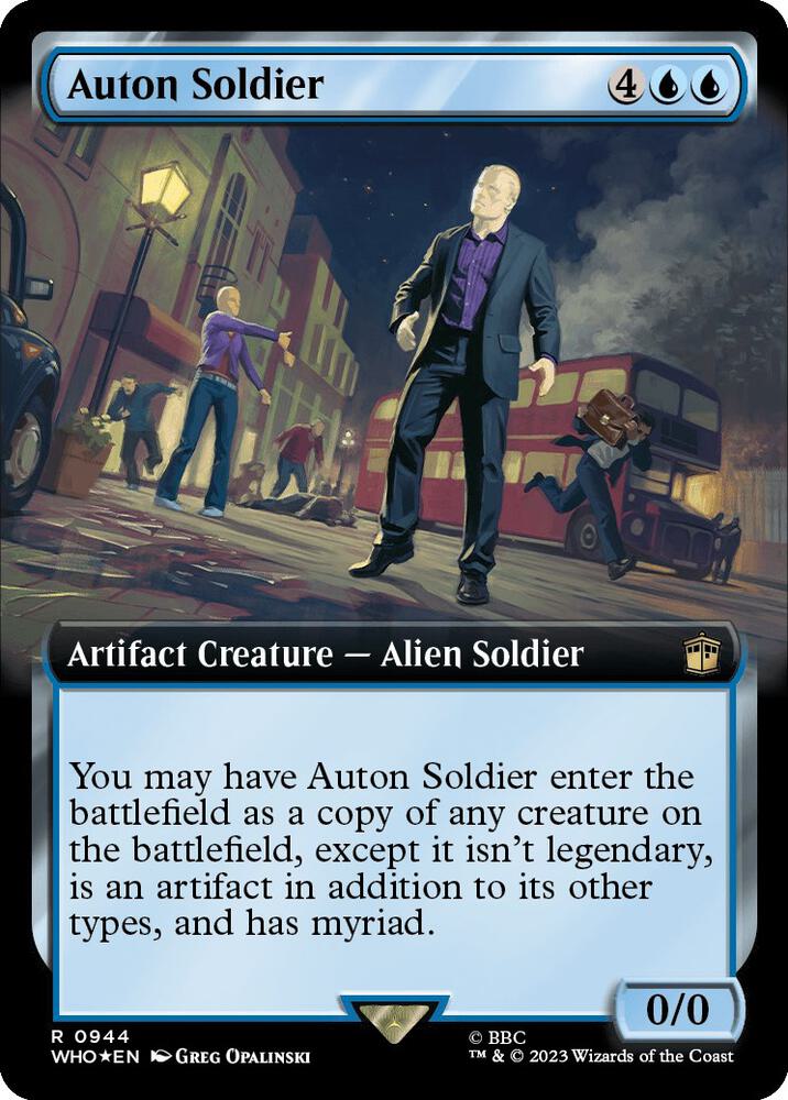 Auton Soldier (Extended Art) (Surge Foil), Universes Beyond: Doctor Who 944
