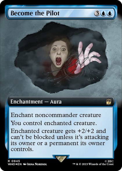 Become the Pilot (Extended Art) (Surge Foil), Universes Beyond: Doctor Who 945