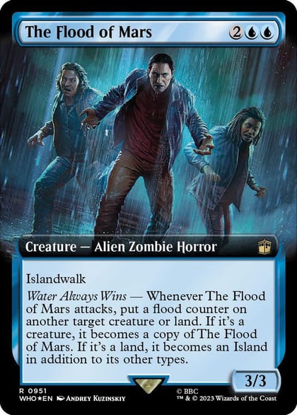 The Flood of Mars (Extended Art) (Surge Foil), Universes Beyond: Doctor Who 951