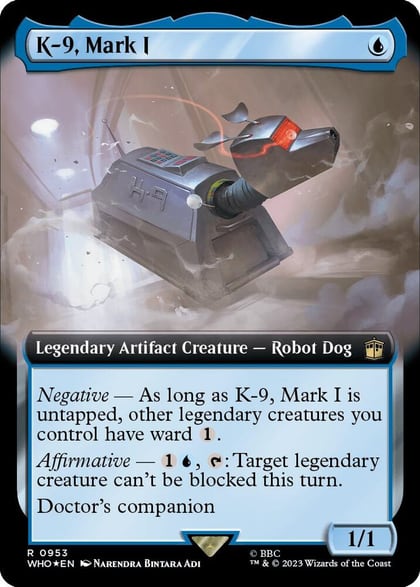 K-9, Mark I (Extended Art) (Surge Foil), Universes Beyond: Doctor Who 953