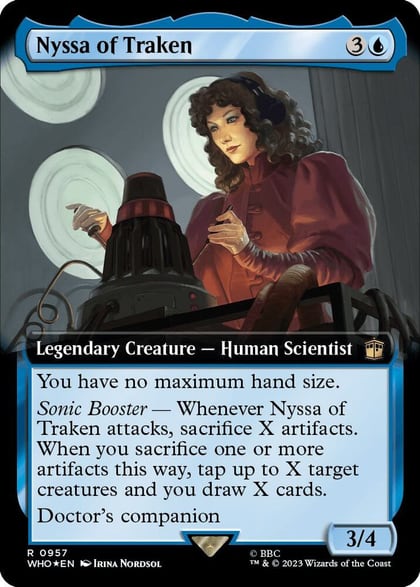 Nyssa of Traken (Extended Art) (Surge Foil), Universes Beyond: Doctor Who 957