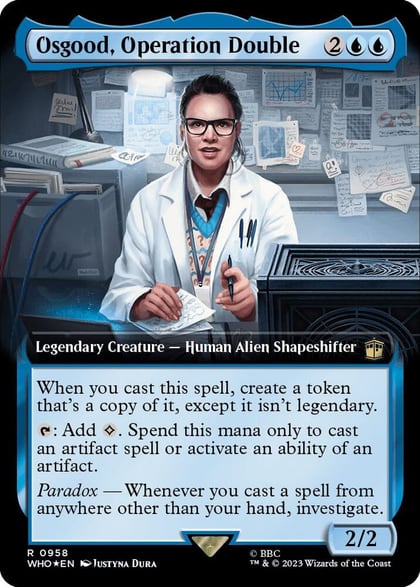 Osgood, Operation Double (Extended Art) (Surge Foil), Universes Beyond: Doctor Who 958