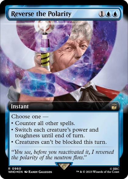 Reverse the Polarity (Extended Art) (Surge Foil), Universes Beyond: Doctor Who 960