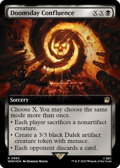 Doomsday Confluence (Extended Art) (Surge Foil), Universes Beyond: Doctor Who 963