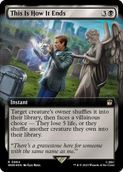 This Is How It Ends (Extended Art) (Surge Foil), Universes Beyond: Doctor Who 964