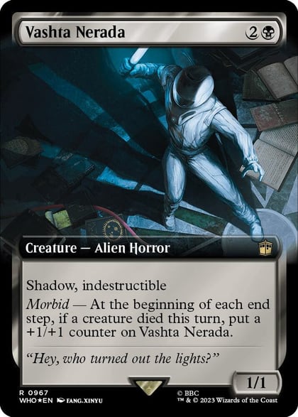 Vashta Nerada (Extended Art) (Surge Foil), Universes Beyond: Doctor Who 967