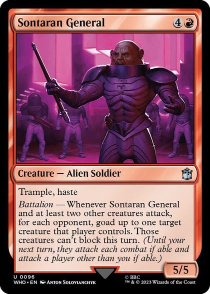 Sontaran General, Universes Beyond: Doctor Who 96