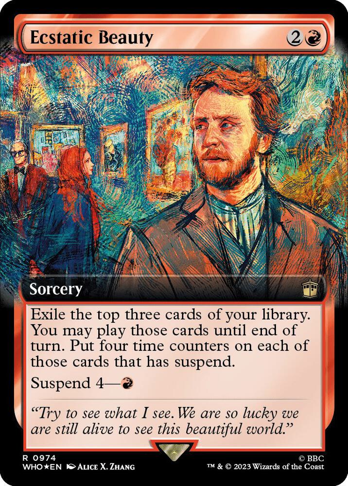 Ecstatic Beauty (Extended Art) (Surge Foil), Universes Beyond: Doctor Who 974