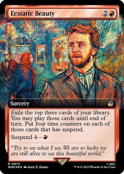 Ecstatic Beauty (Extended Art) (Surge Foil), Universes Beyond: Doctor Who 974