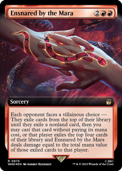 Ensnared by the Mara (Extended Art) (Surge Foil), Universes Beyond: Doctor Who 975