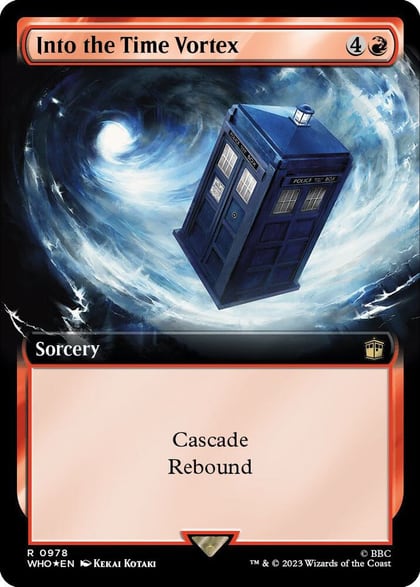 Into the Time Vortex (Extended Art) (Surge Foil), Universes Beyond: Doctor Who 978
