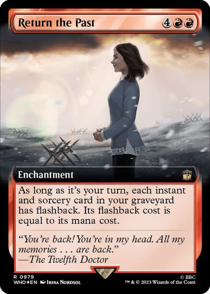 Return the Past (Extended Art) (Surge Foil), Universes Beyond: Doctor Who 979