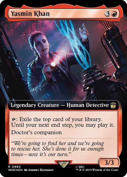 Yasmin Khan (Extended Art) (Surge Foil), Universes Beyond: Doctor Who 983